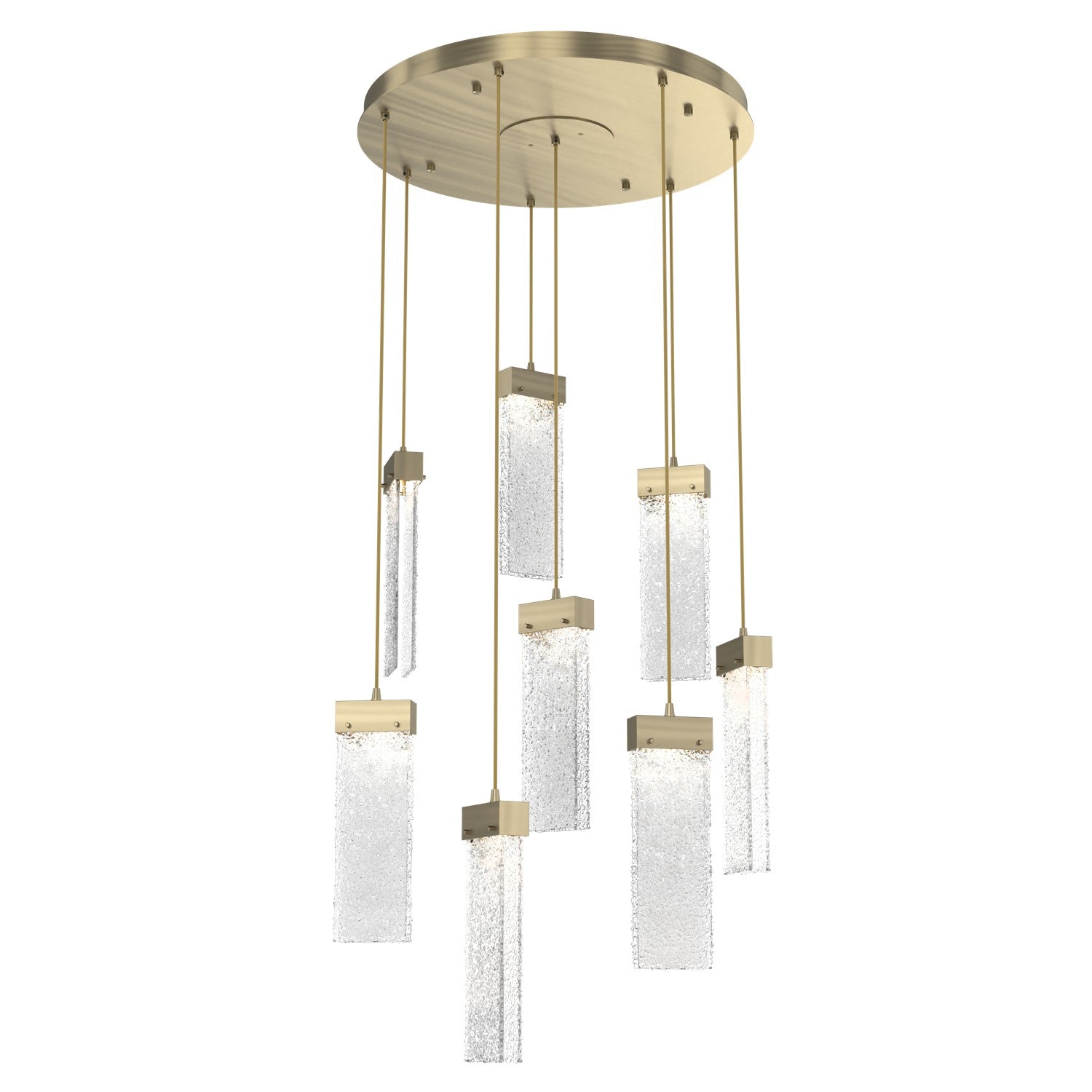 Hammerton Studio - CHB0042-08-HB-CR-C01-L3 - LED Pendant - Parallel - Heritage Brass