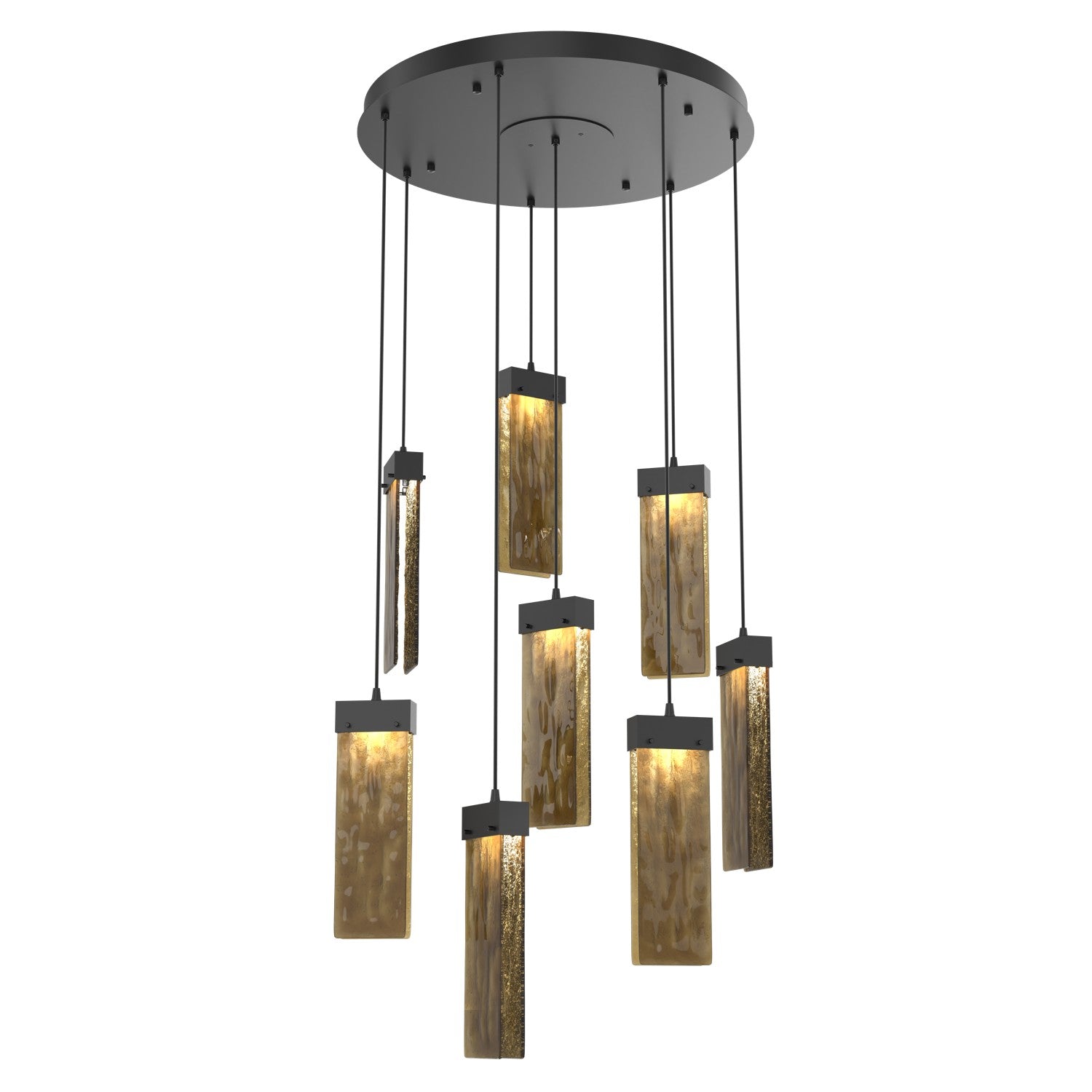 Hammerton Studio - CHB0042-08-MB-BG-C01-L1 - LED Pendant - Parallel - Matte Black