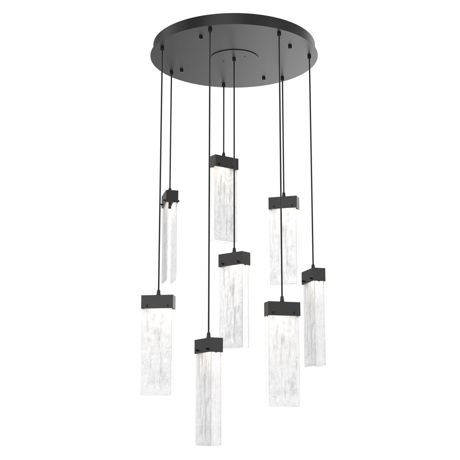 Hammerton Studio - CHB0042-08-MB-CG-C01-L3 - LED Pendant - Parallel - Matte Black