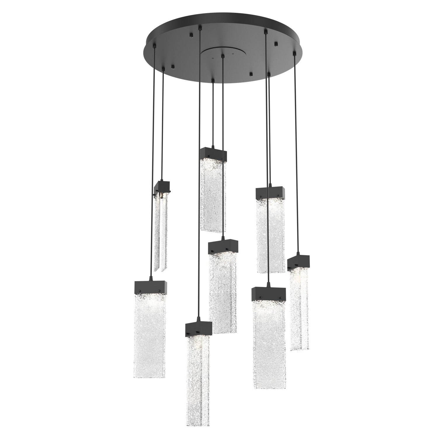 Hammerton Studio - CHB0042-08-MB-CR-C01-L3 - LED Pendant - Parallel - Matte Black