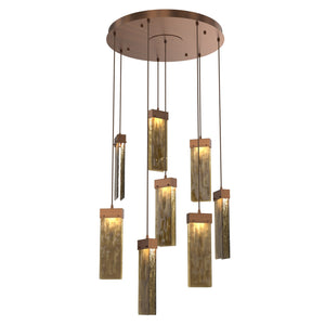 Hammerton Studio - CHB0042-08-RB-BG-C01-L1 - LED Pendant - Parallel - Oil Rubbed Bronze