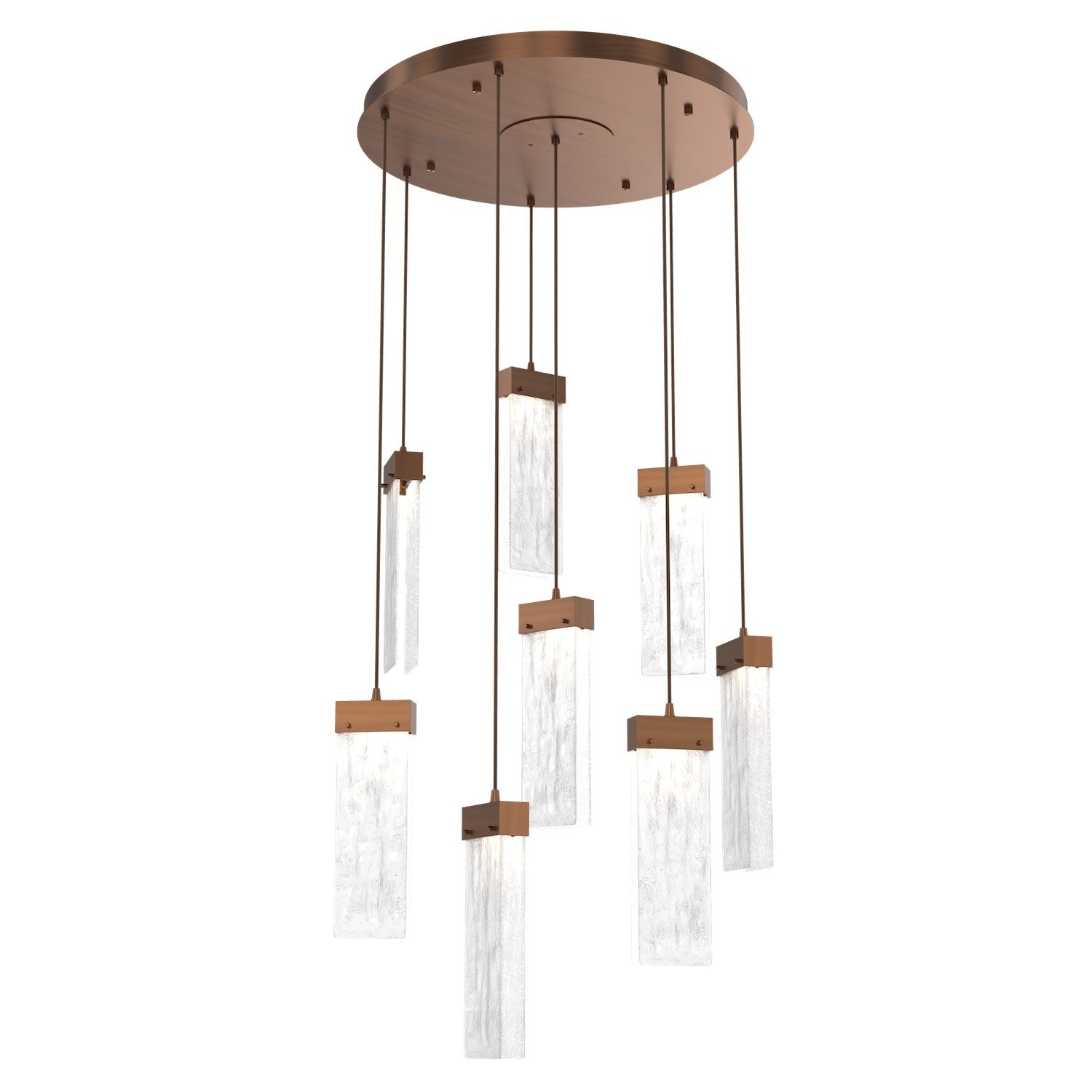 Hammerton Studio - CHB0042-08-RB-CG-C01-L1 - LED Pendant - Parallel - Oil Rubbed Bronze