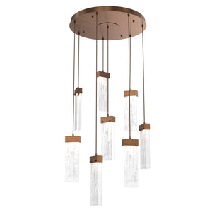 Hammerton Studio - CHB0042-08-RB-CG-C01-L3 - LED Pendant - Parallel - Oil Rubbed Bronze