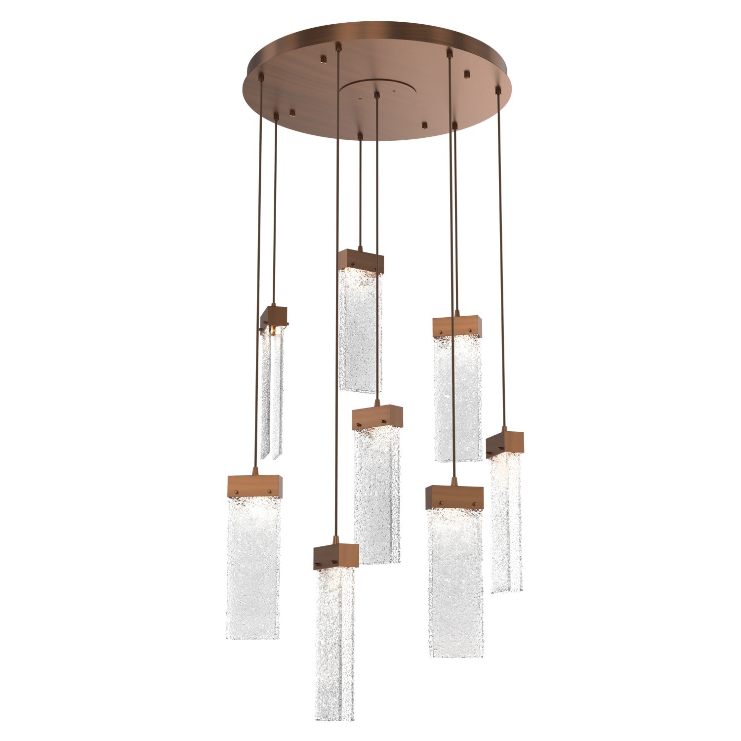 Hammerton Studio - CHB0042-08-RB-CR-C01-L1 - LED Pendant - Parallel - Oil Rubbed Bronze