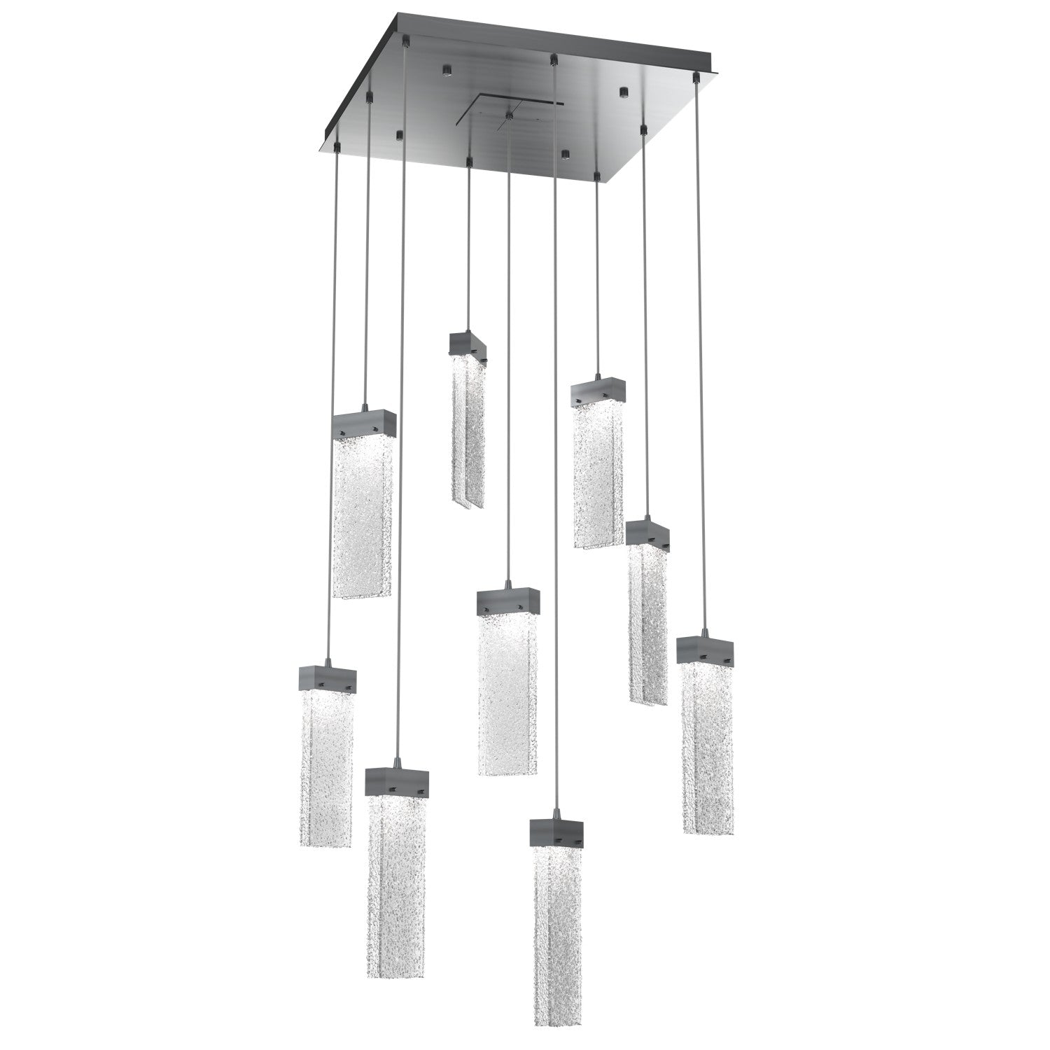 Hammerton Studio - CHB0042-09-GM-CR-C01-L1 - LED Pendant - Parallel - Gunmetal