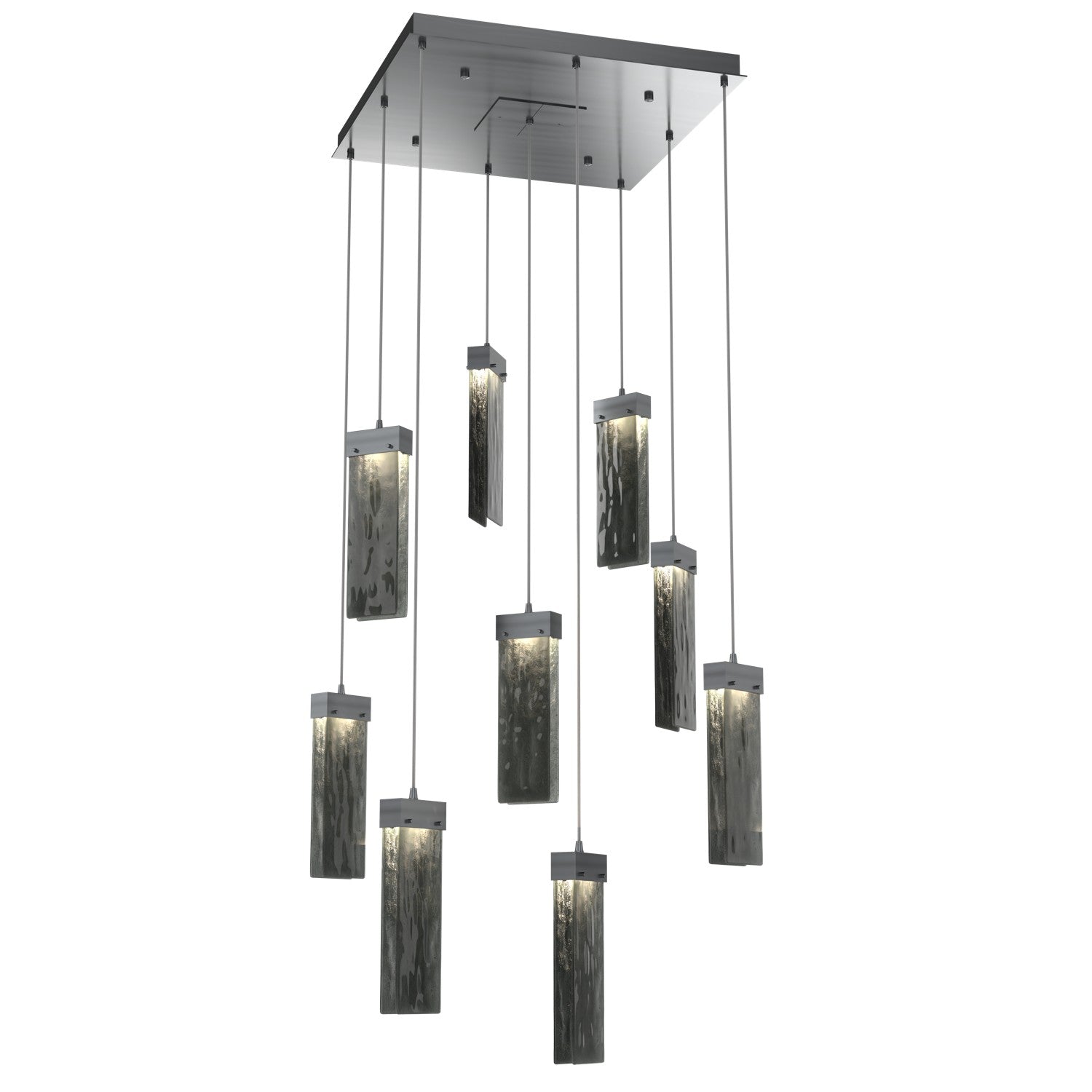 Hammerton Studio - CHB0042-09-GM-SG-C01-L1 - LED Pendant - Parallel - Gunmetal