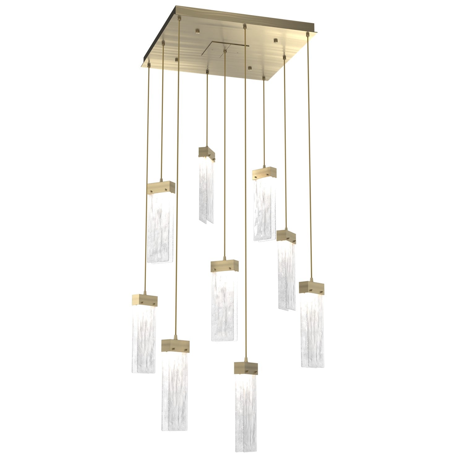 Hammerton Studio - CHB0042-09-HB-CG-C01-L3 - LED Pendant - Parallel - Heritage Brass