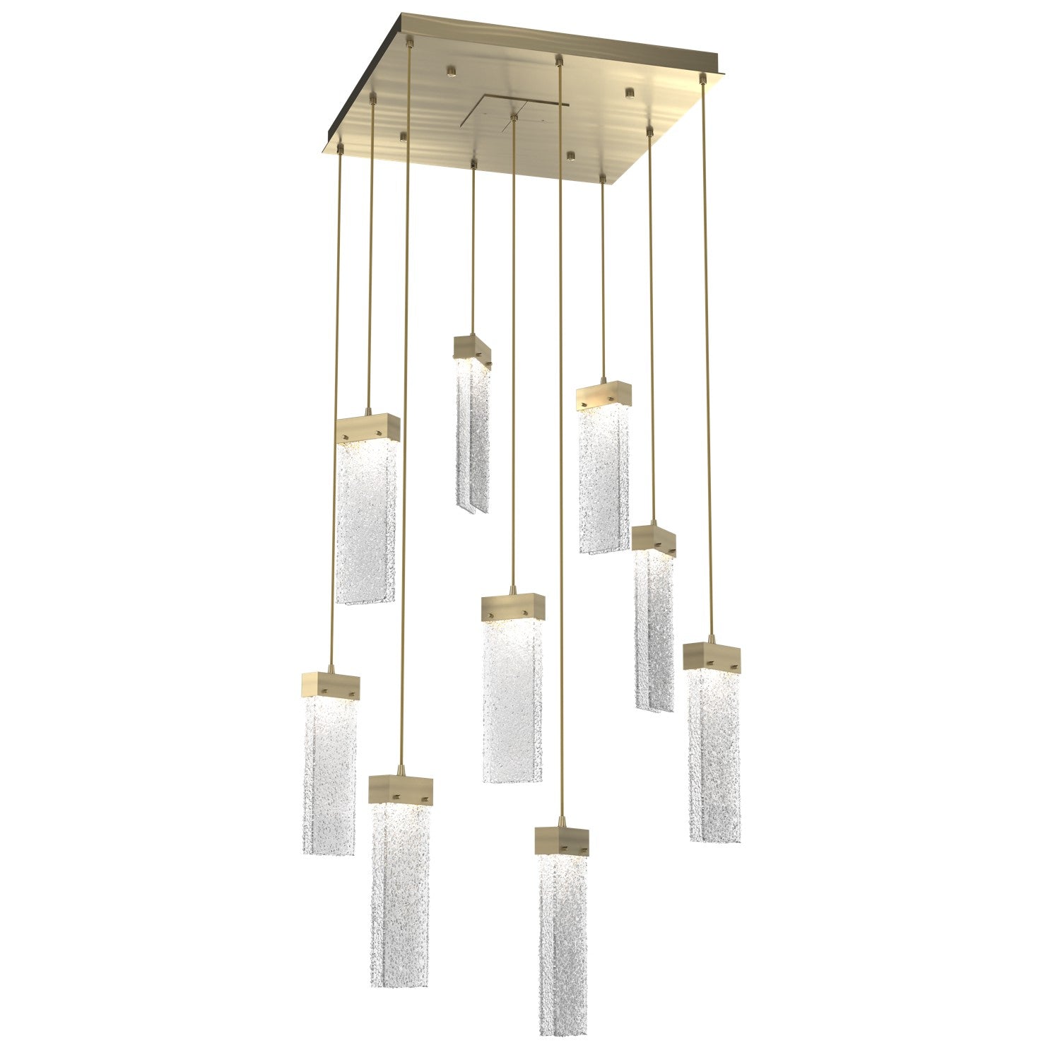 Hammerton Studio - CHB0042-09-HB-CR-C01-L3 - LED Pendant - Parallel - Heritage Brass