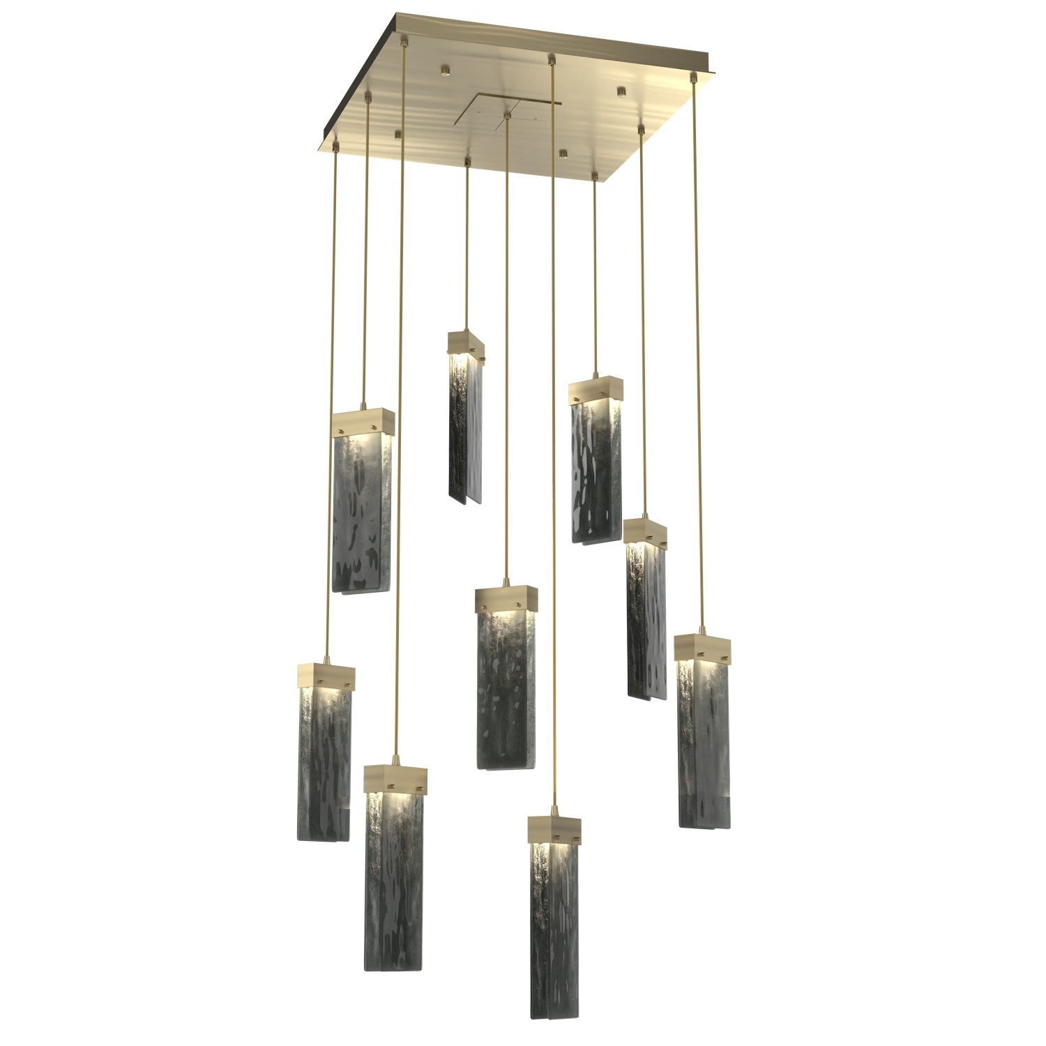 Hammerton Studio - CHB0042-09-HB-SG-C01-L1 - LED Pendant - Parallel - Heritage Brass