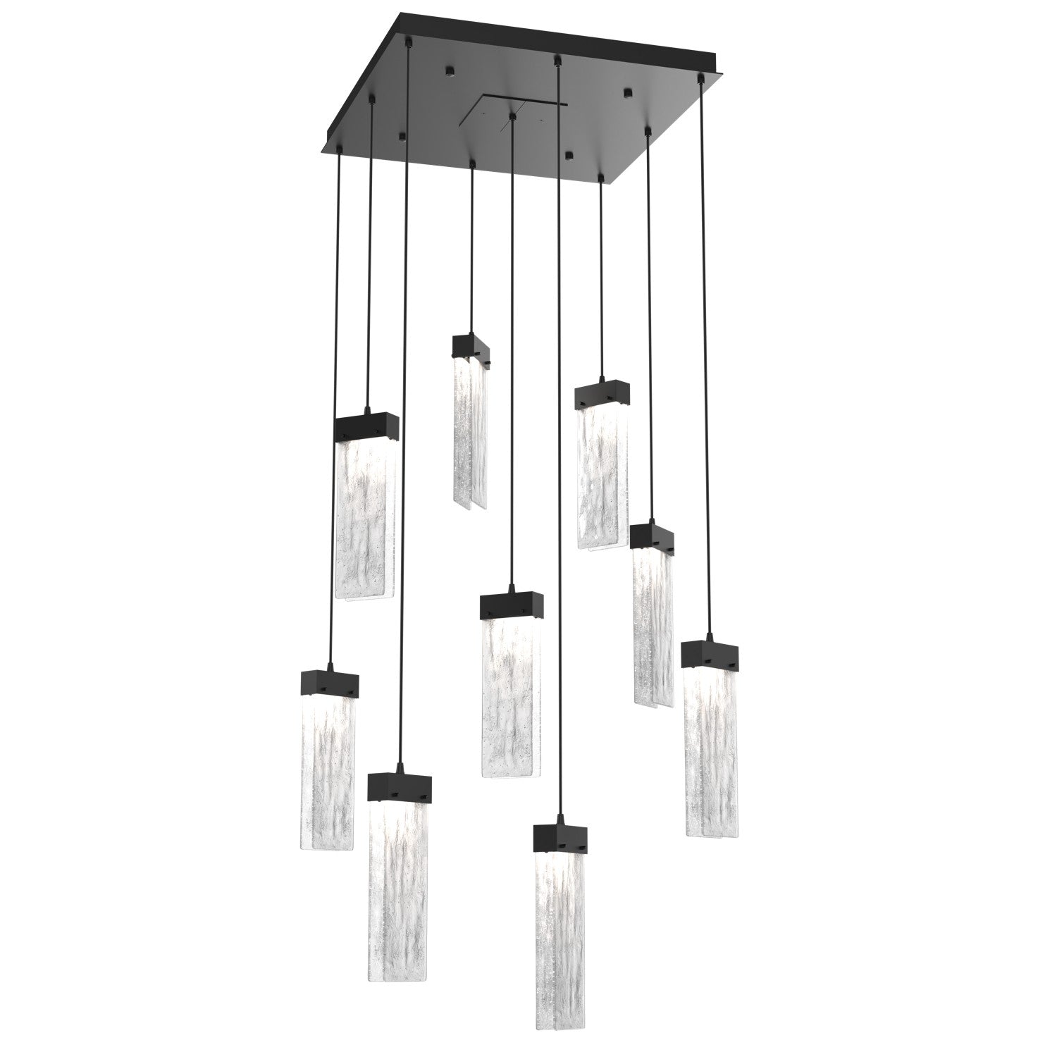 Hammerton Studio - CHB0042-09-MB-CG-C01-L3 - LED Pendant - Parallel - Matte Black