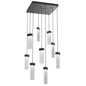 Hammerton Studio - CHB0042-09-MB-CR-C01-L3 - LED Pendant - Parallel - Matte Black