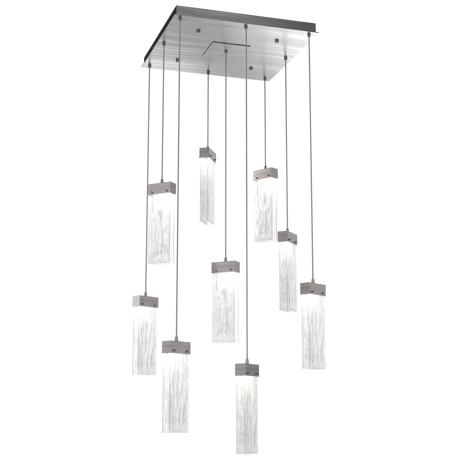 Hammerton Studio - CHB0042-09-SN-CG-C01-L1 - LED Pendant - Parallel - Satin Nickel