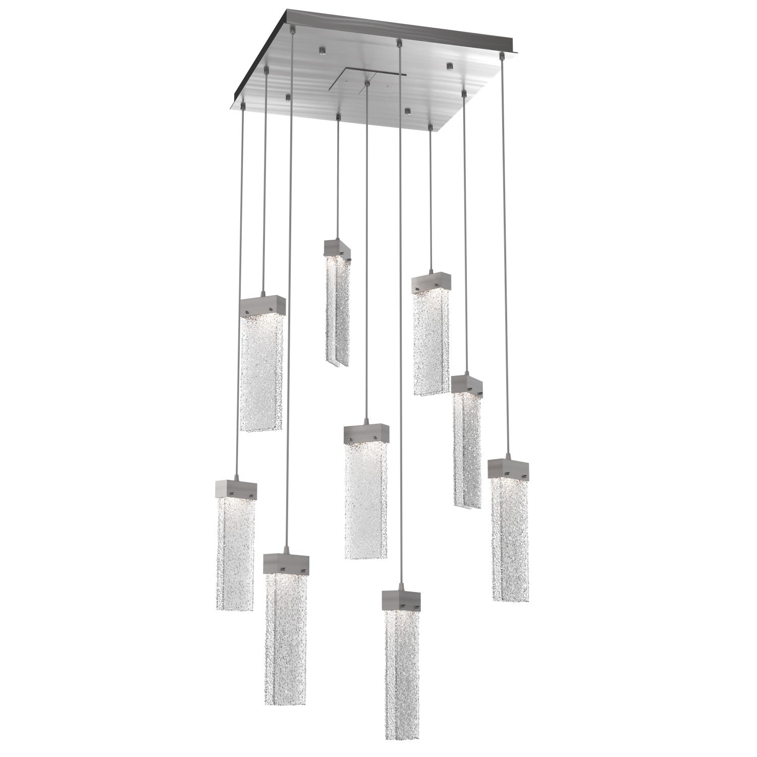 Hammerton Studio - CHB0042-09-SN-CR-C01-L1 - LED Pendant - Parallel - Satin Nickel