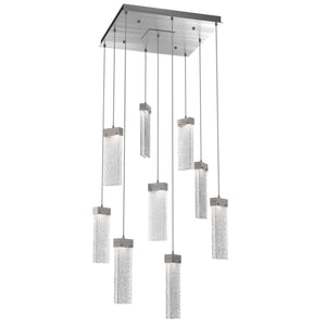 Hammerton Studio - CHB0042-09-SN-CR-C01-L1 - LED Pendant - Parallel - Satin Nickel