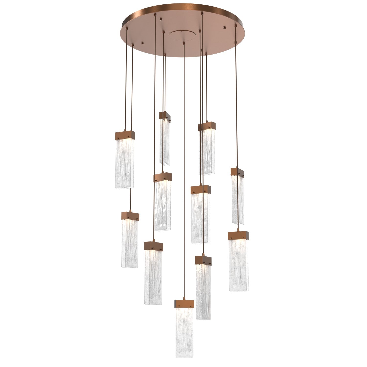 Hammerton Studio - CHB0042-11-BB-CG-C01-L1 - LED Pendant - Parallel - Burnished Bronze