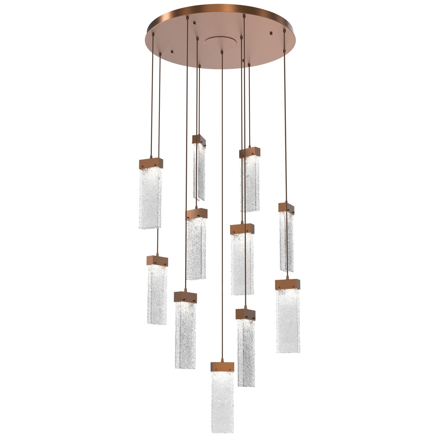 Hammerton Studio - CHB0042-11-BB-CR-C01-L1 - LED Pendant - Parallel - Burnished Bronze