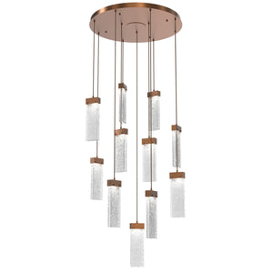 Hammerton Studio - CHB0042-11-BB-CR-C01-L1 - LED Pendant - Parallel - Burnished Bronze