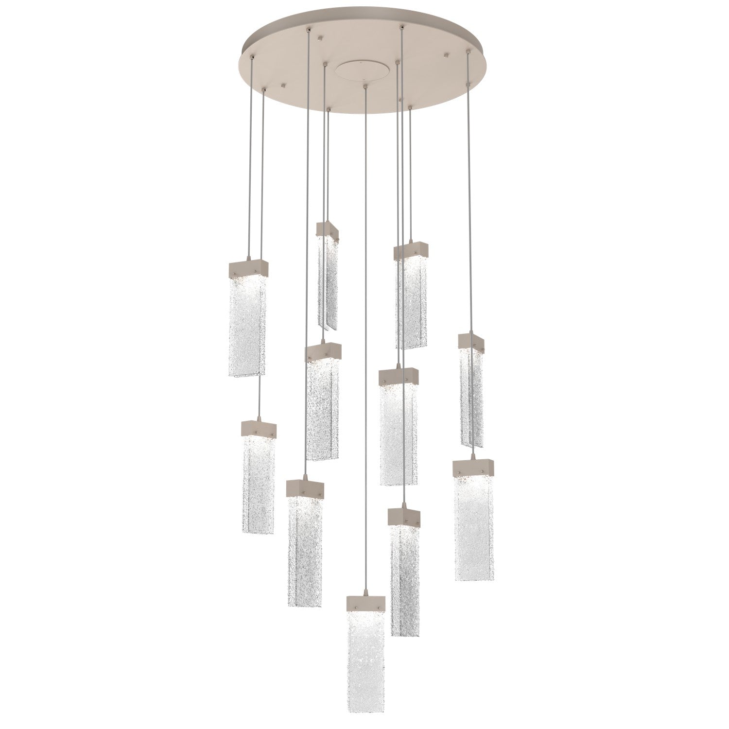 Hammerton Studio - CHB0042-11-BS-CR-C01-L1 - LED Pendant - Parallel - Beige Silver