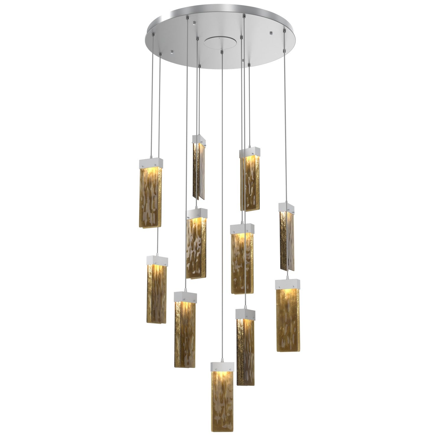 Hammerton Studio - CHB0042-11-CS-BG-C01-L3 - LED Pendant - Parallel - Classic Silver