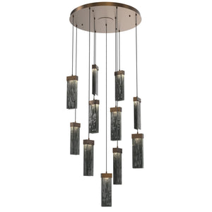 Hammerton Studio - CHB0042-11-FB-SG-C01-L1 - LED Pendant - Parallel - Flat Bronze