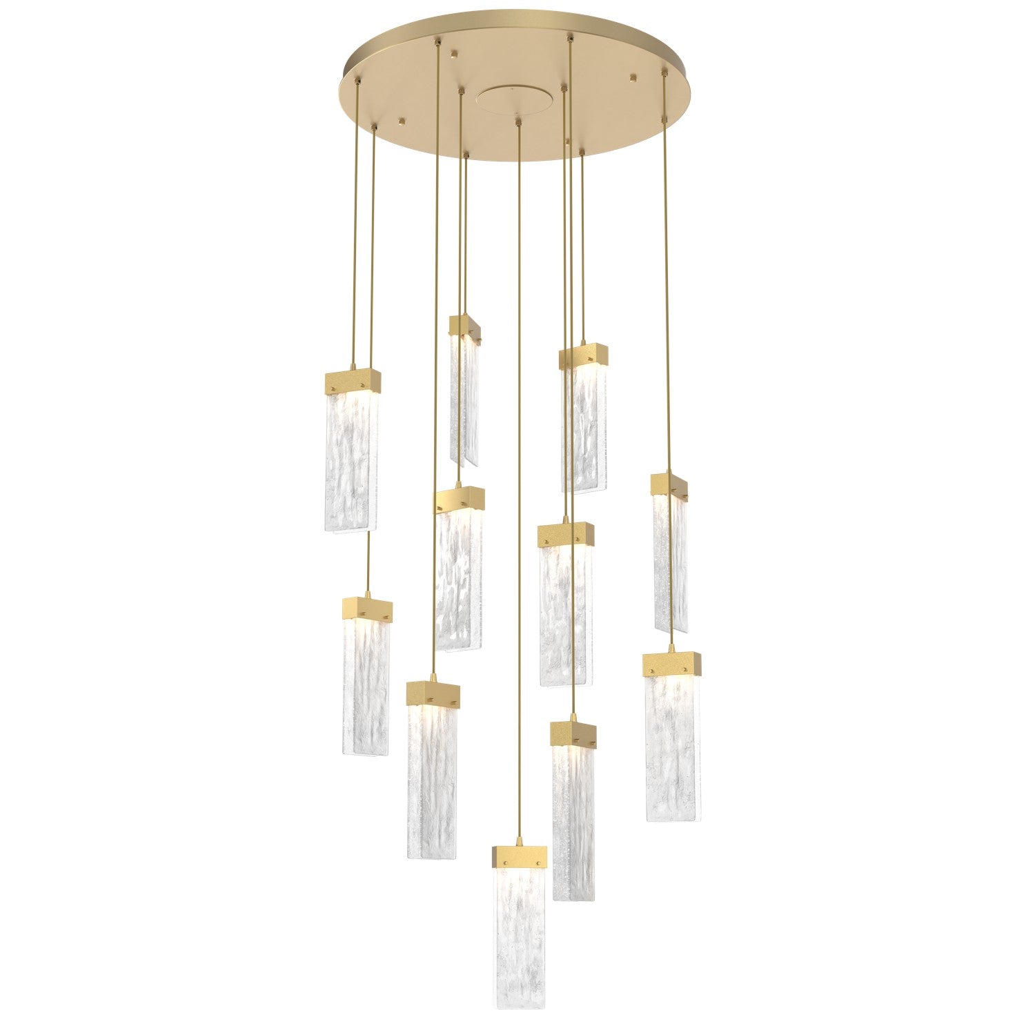 Hammerton Studio - CHB0042-11-GB-CG-C01-L1 - LED Pendant - Parallel - Gilded Brass