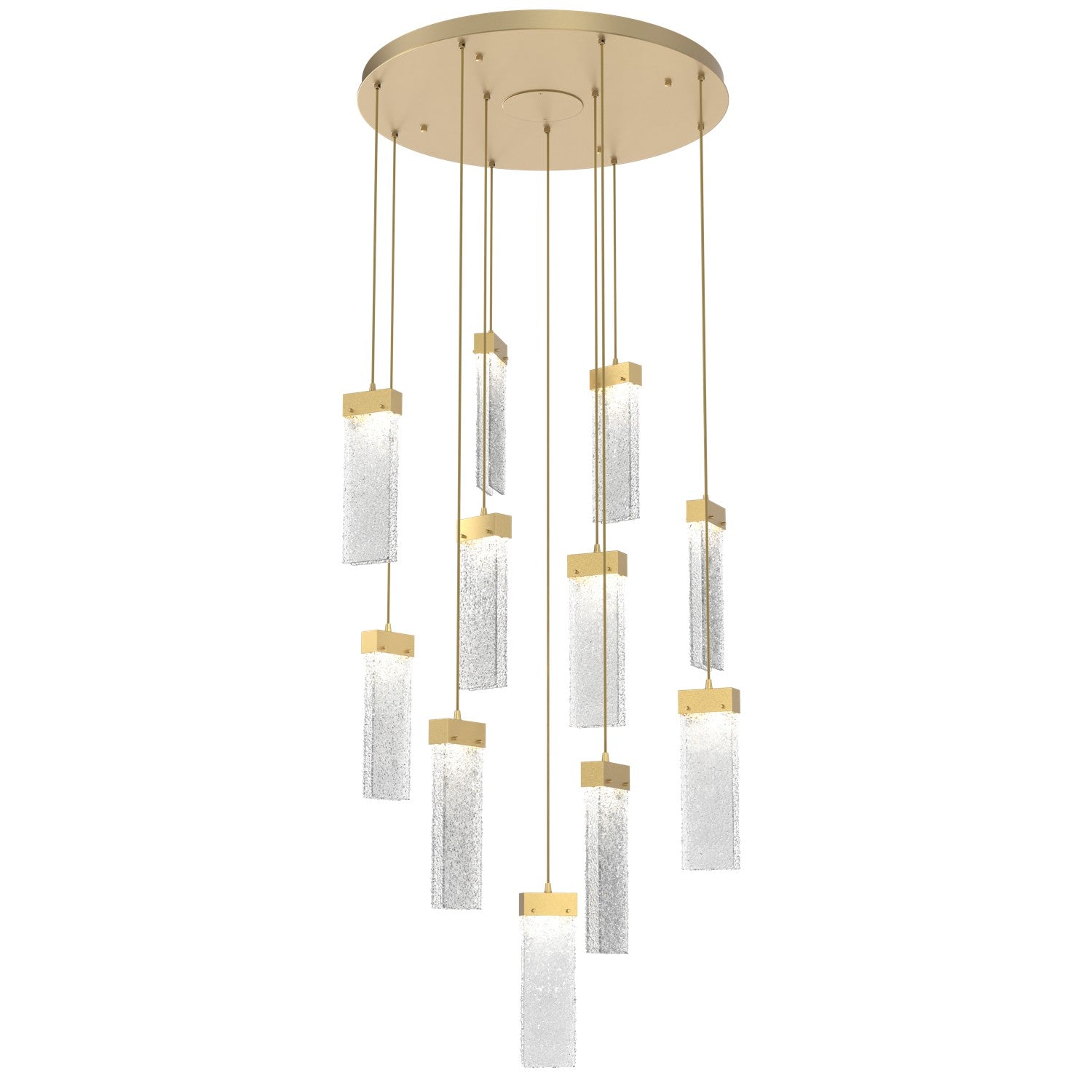 Hammerton Studio - CHB0042-11-GB-CR-C01-L1 - LED Pendant - Parallel - Gilded Brass