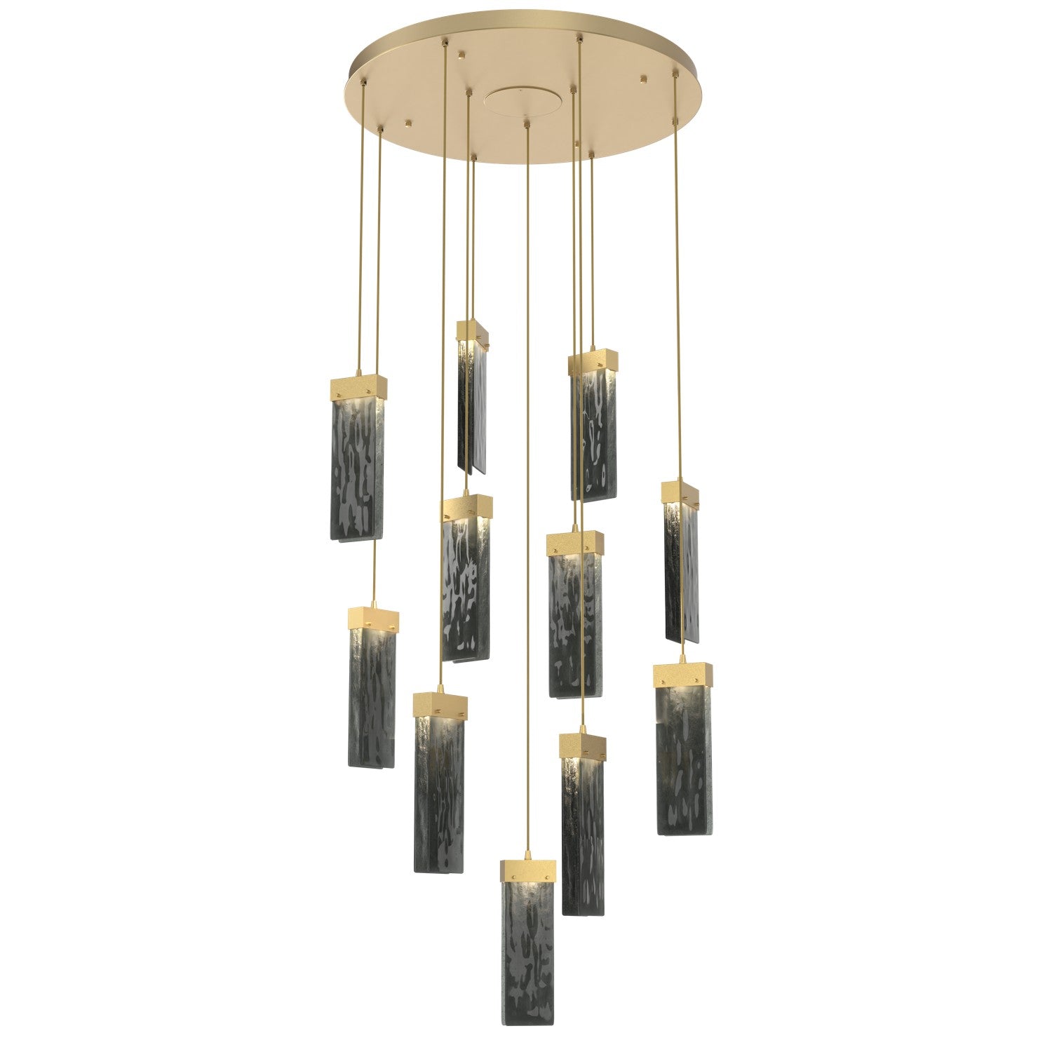 Hammerton Studio - CHB0042-11-GB-SG-C01-L1 - LED Pendant - Parallel - Gilded Brass