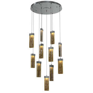 Hammerton Studio - CHB0042-11-GM-BG-C01-L3 - LED Pendant - Parallel - Gunmetal