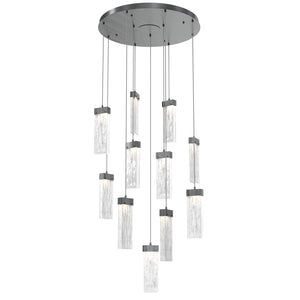 Hammerton Studio - CHB0042-11-GM-CG-C01-L3 - LED Pendant - Parallel - Gunmetal