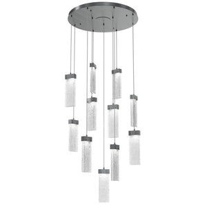 Hammerton Studio - CHB0042-11-GM-CR-C01-L1 - LED Pendant - Parallel - Gunmetal