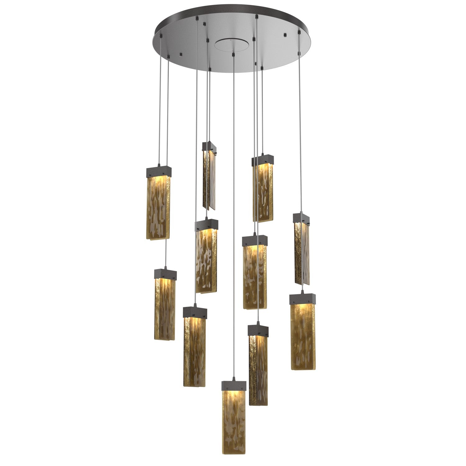 Hammerton Studio - CHB0042-11-GP-BG-C01-L1 - LED Pendant - Parallel - Graphite