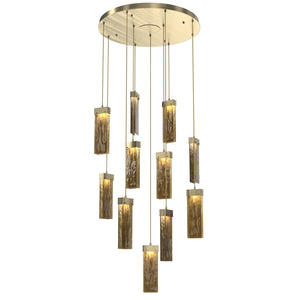 Hammerton Studio - CHB0042-11-HB-BG-C01-L1 - LED Pendant - Parallel - Heritage Brass