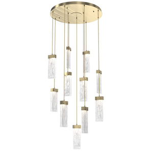 Hammerton Studio - CHB0042-11-HB-CG-C01-L1 - LED Pendant - Parallel - Heritage Brass