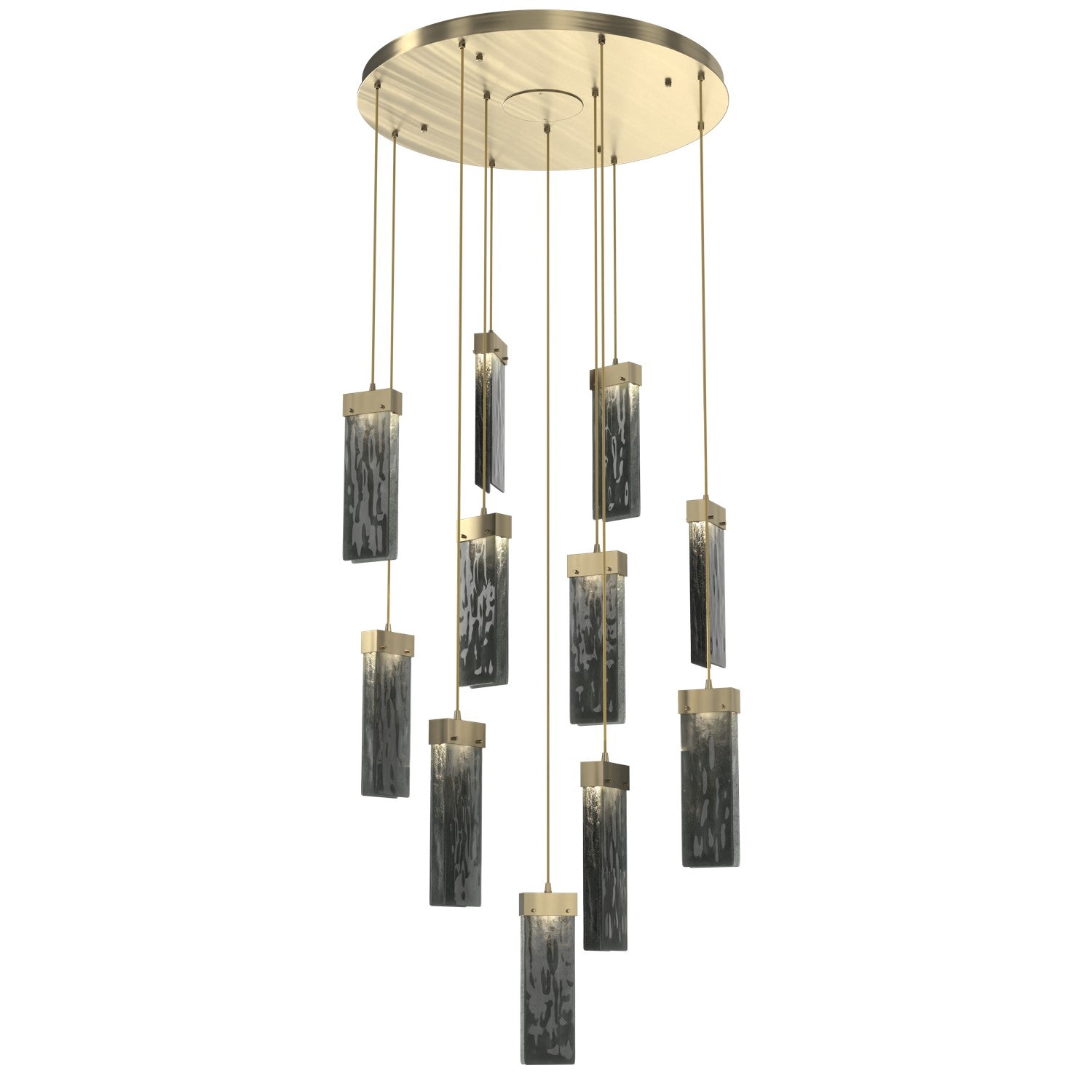 Hammerton Studio - CHB0042-11-HB-SG-C01-L1 - LED Pendant - Parallel - Heritage Brass