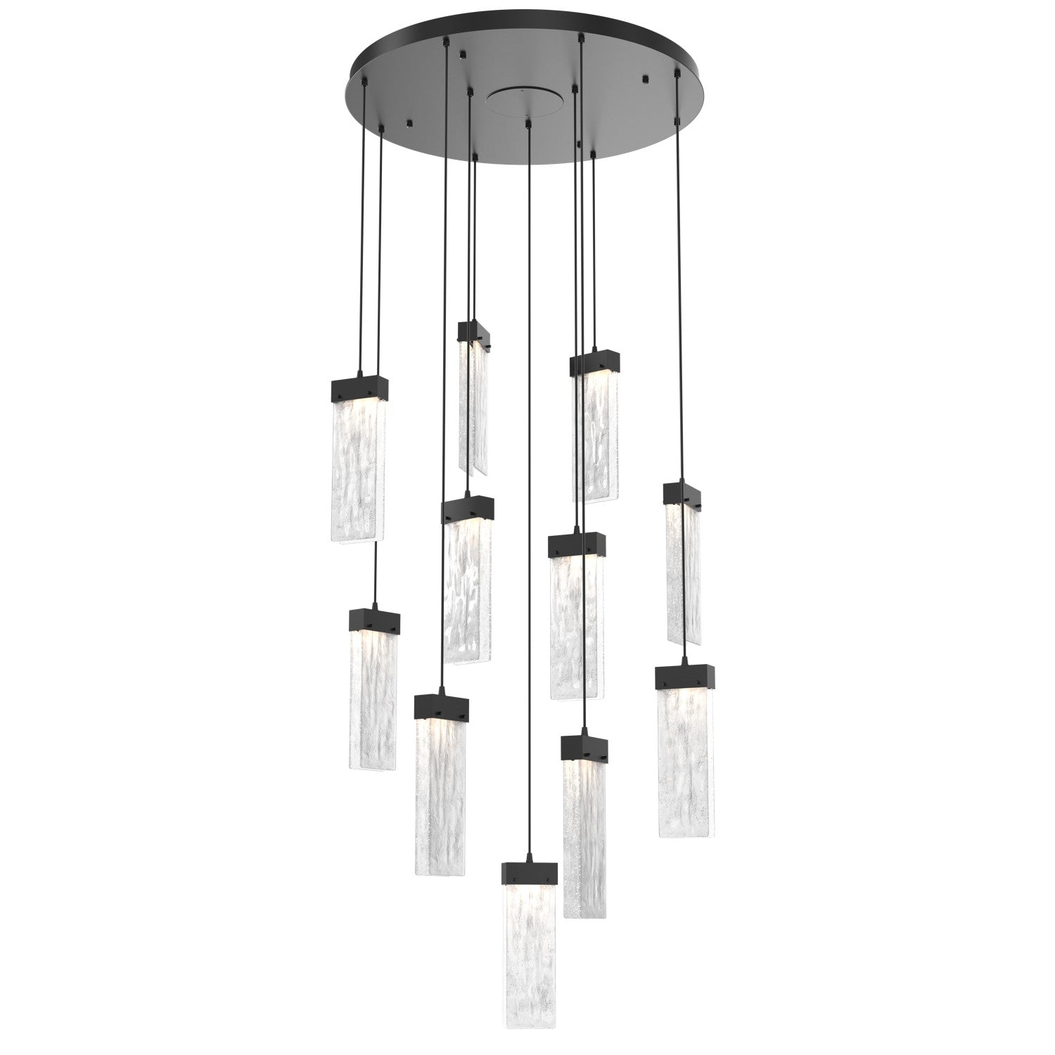 Hammerton Studio - CHB0042-11-MB-CG-C01-L3 - LED Pendant - Parallel - Matte Black