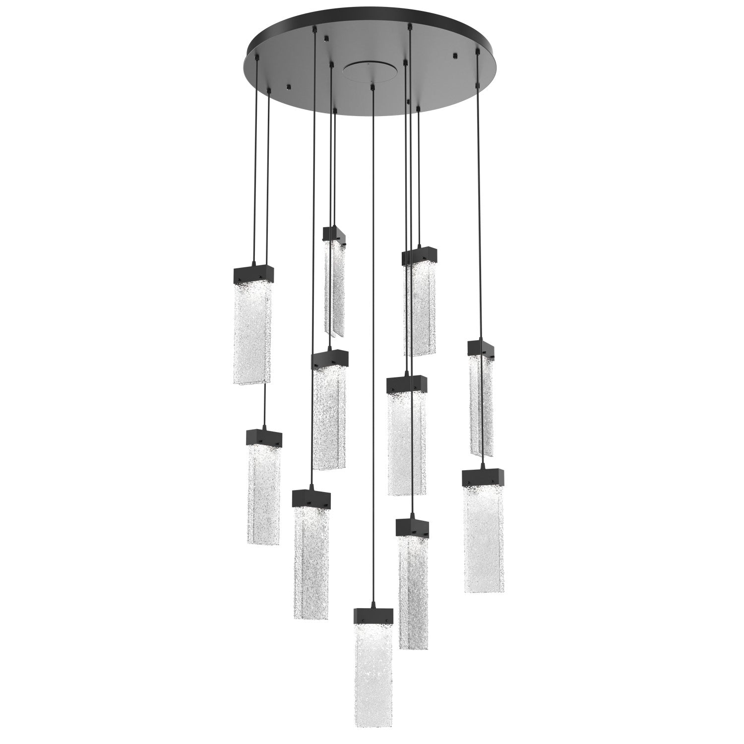 Hammerton Studio - CHB0042-11-MB-CR-C01-L3 - LED Pendant - Parallel - Matte Black