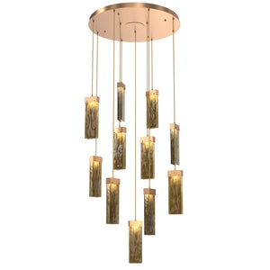 Hammerton Studio - CHB0042-11-NB-BG-C01-L3 - LED Pendant - Parallel - Novel Brass