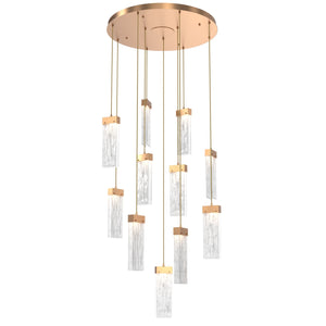 Hammerton Studio - CHB0042-11-NB-CG-C01-L3 - LED Pendant - Parallel - Novel Brass