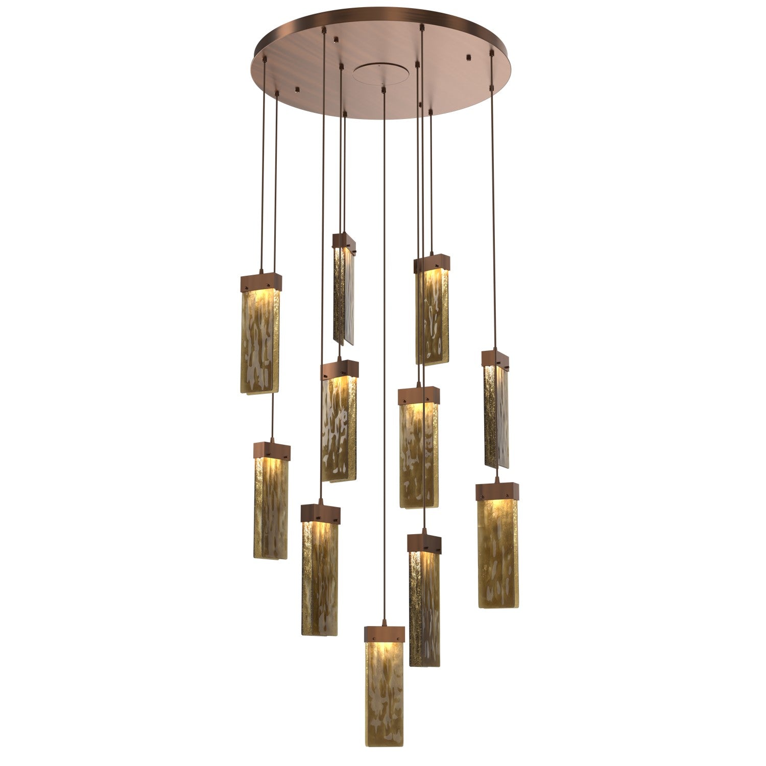 Hammerton Studio - CHB0042-11-RB-BG-C01-L1 - LED Pendant - Parallel - Oil Rubbed Bronze