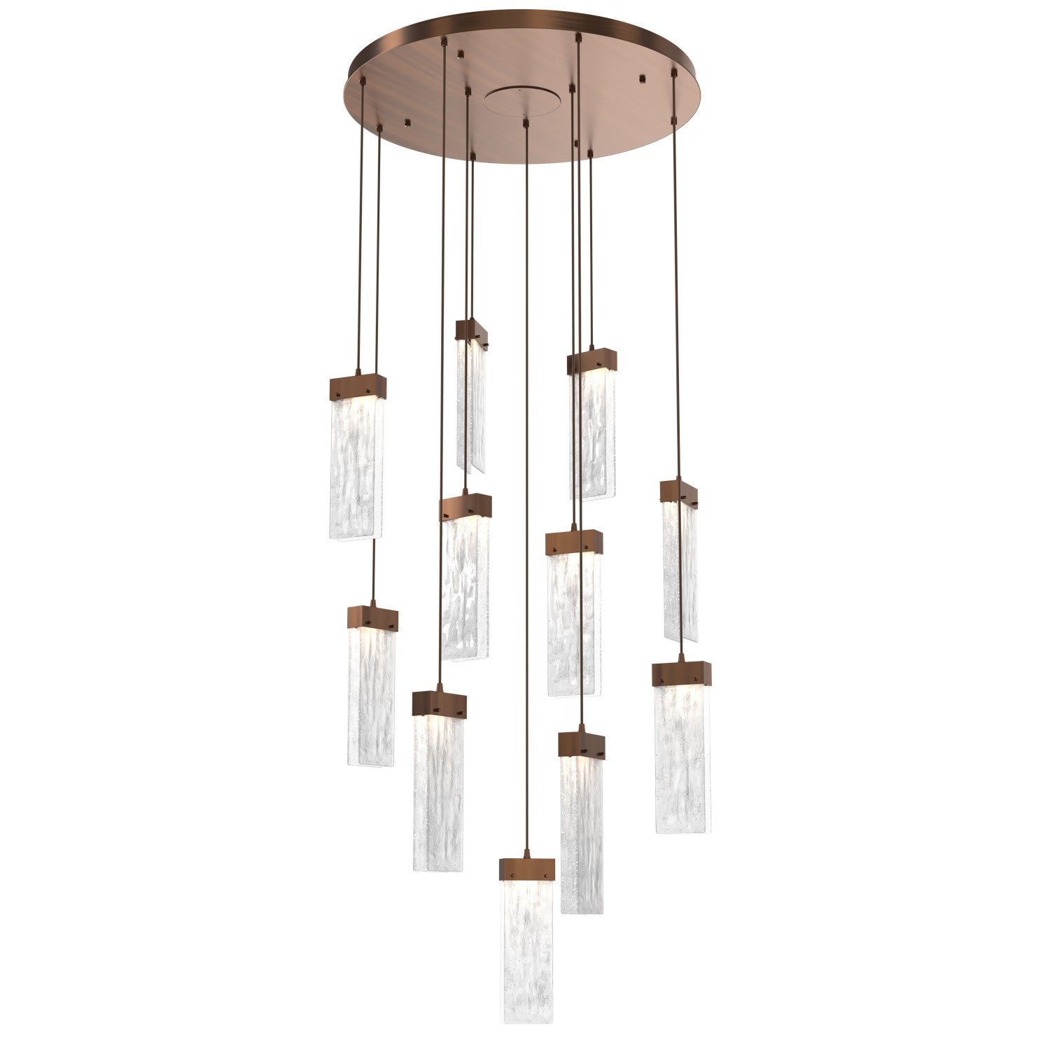 Hammerton Studio - CHB0042-11-RB-CG-C01-L1 - LED Pendant - Parallel - Oil Rubbed Bronze