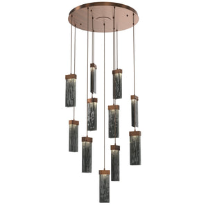 Hammerton Studio - CHB0042-11-RB-SG-C01-L1 - LED Pendant - Parallel - Oil Rubbed Bronze