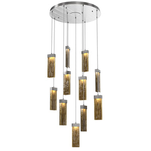 Hammerton Studio - CHB0042-11-SN-BG-C01-L1 - LED Pendant - Parallel - Satin Nickel