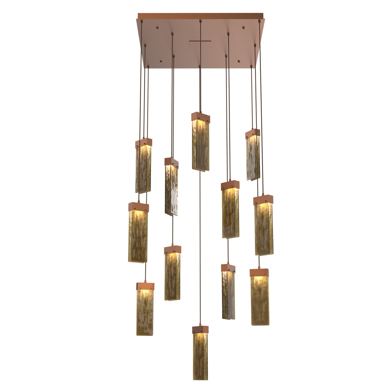 Hammerton Studio - CHB0042-12-BB-BG-C01-L1 - LED Pendant - Parallel - Burnished Bronze