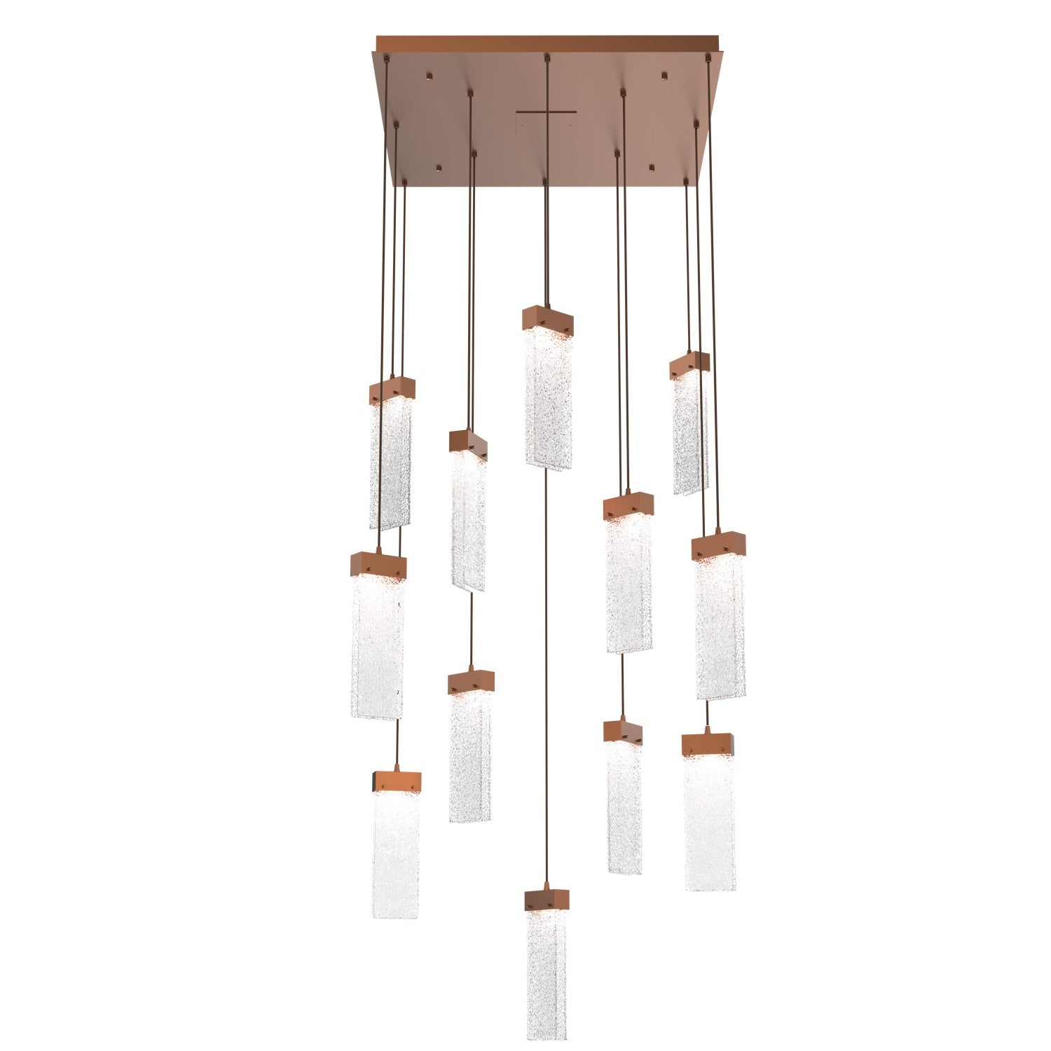 Hammerton Studio - CHB0042-12-BB-CR-C01-L1 - LED Pendant - Parallel - Burnished Bronze