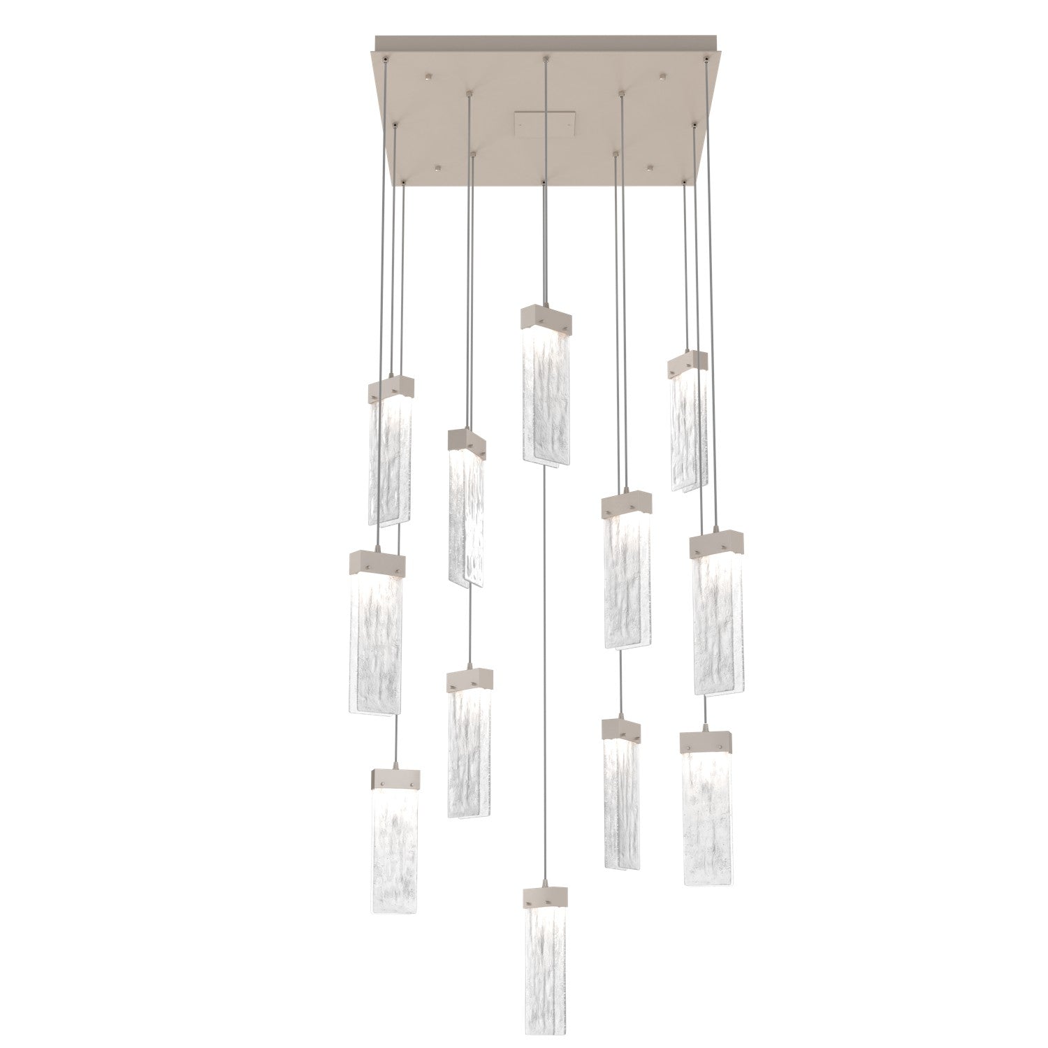 Hammerton Studio - CHB0042-12-BS-CG-C01-L1 - LED Pendant - Parallel - Beige Silver