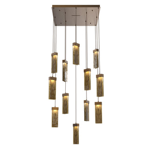 Hammerton Studio - CHB0042-12-FB-BG-C01-L1 - LED Pendant - Parallel - Flat Bronze