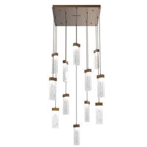 Hammerton Studio - CHB0042-12-FB-CG-C01-L1 - LED Pendant - Parallel - Flat Bronze