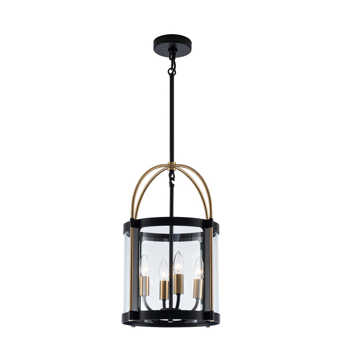 Artcraft - AC11514BB - Four Light Pendant - Bonita - Black and Brushed Brass