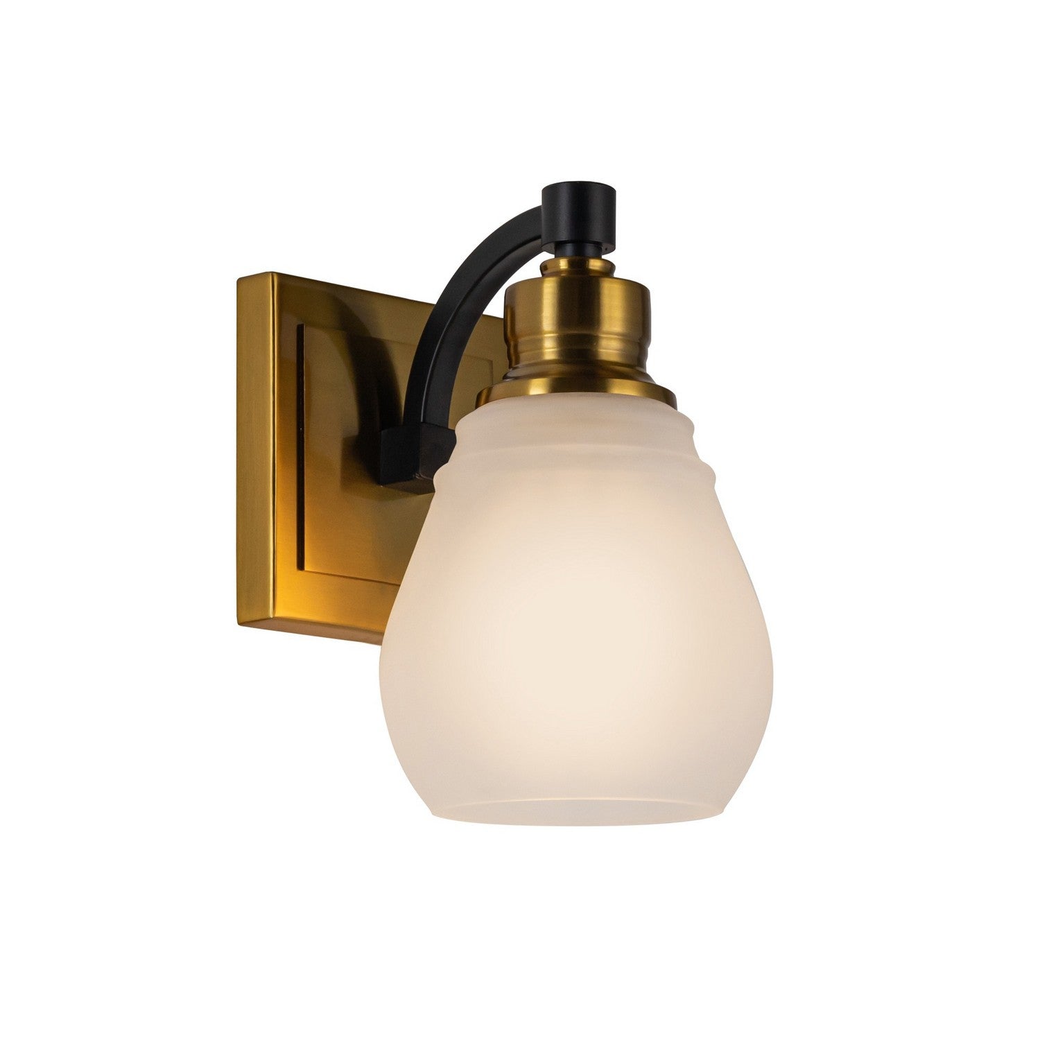 Artcraft - AC11681BB - One Light Bathroom Sconce - Nelson - Brass & Black