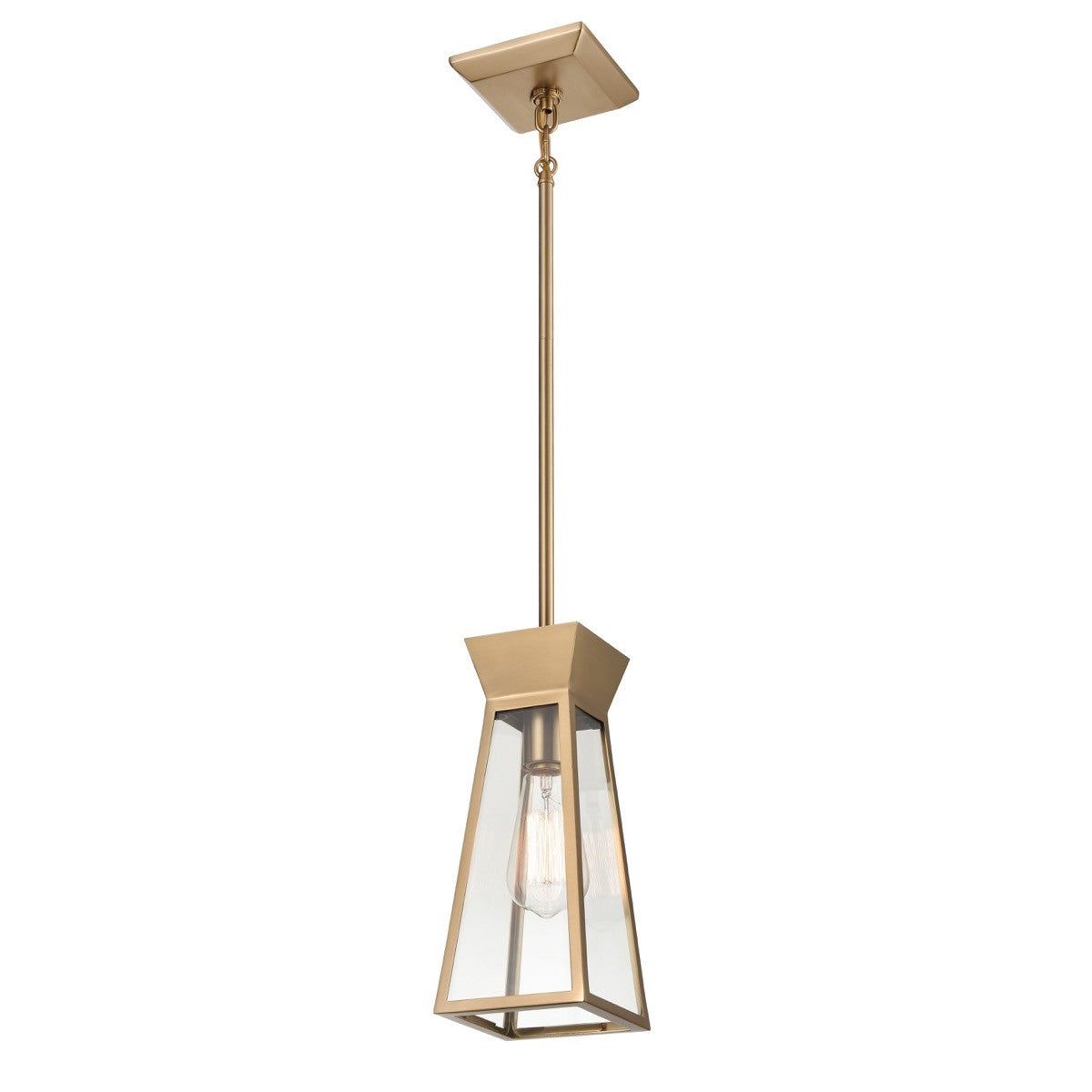 Artcraft - AC11850BB - One Light Pendant - Lucian - Brushed Brass